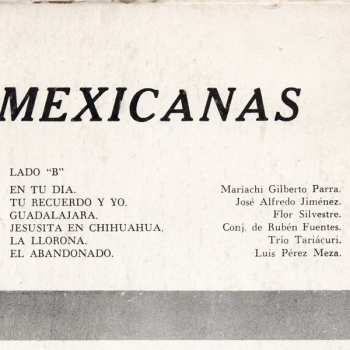 LP Various: Canciones Mexicanas Vol. 1
