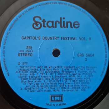 LP Various: Capitol's Country Festival Vol. II