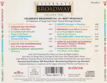 CD Various: Celebrate Broadway, Vol. 10 - Best Musicals!