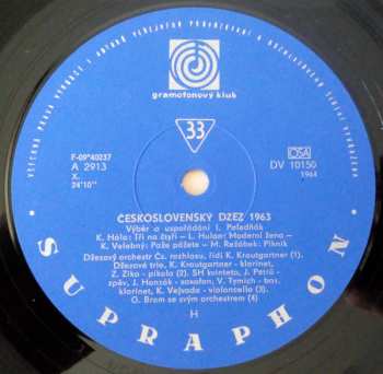 LP Various: Československý Džez 1963