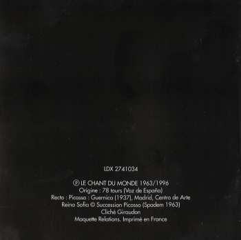 CD Various: Cantos De La Guerra De España = Chants De La Guerre D'Espagne = Songs Of The Spanish Civil War