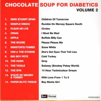 5CD/Box Set Various: Chocolate Soup For Diabetics Volumes 1-5