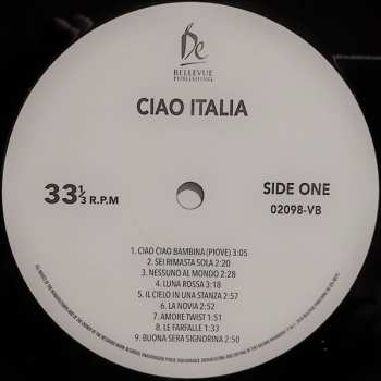 LP Various: Ciao Italia - Great Songs Of Italy