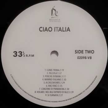 LP Various: Ciao Italia - Great Songs Of Italy