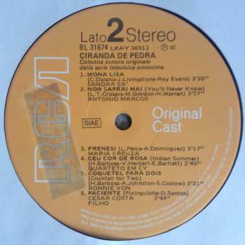 LP Various: Ciranda De Pedra (Colonna Sonora Originale Della Serie Omonima)