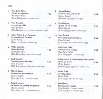 2CD Various: Country Quebec Les Pionniers Et Les Origines 1925-1955