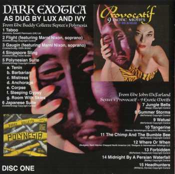 2CD Various: Dark Exotica (As Dug By Lux And Ivy)