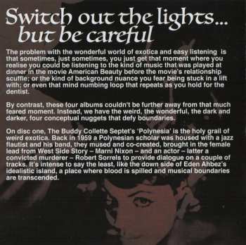 2CD Various: Dark Exotica (As Dug By Lux And Ivy)