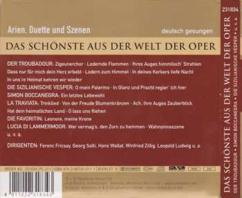 2CD Various: Das Schönste Aus Der Welt Der Oper | Der Troubadour, Simon Boccanegra, Die Sizilianische Vesper U. V. A. DIGI