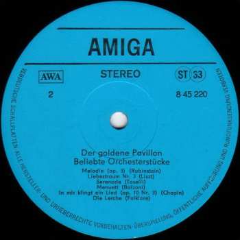 LP Various: Der Goldene Pavillon - Beliebte Orchesterstücke