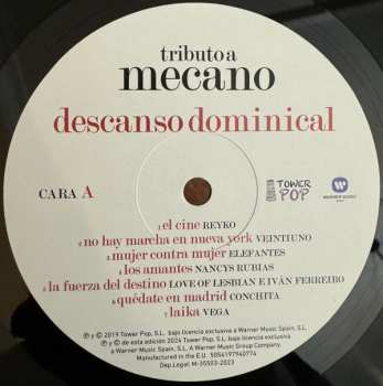 LP Various: Descanso Dominical (Tributo a Mecano)