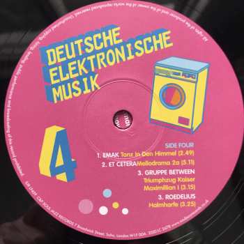 3LP Various: Deutsche Elektronische Musik 4 (Experimental German Rock And Electronic Music 1971-83)