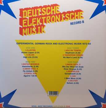 2LP Various: Deutsche Elektronische Musik (Experimental German Rock And Electronic Musik 1972-83) (Record B)
