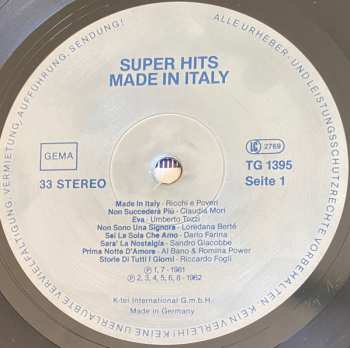 LP Various: Die Neuen Super-Hits (Made In Italy)
