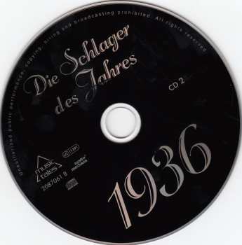 2CD Various: Die Schlager Des Jahres 1936