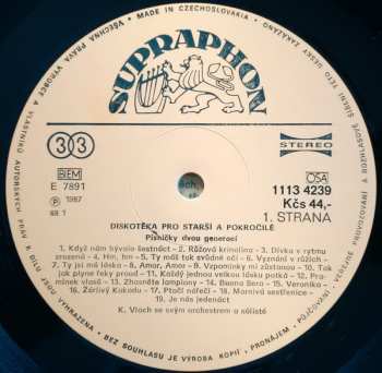 LP Various: Diskotéka Pro Starší A Pokročilé