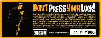 2LP Various: Don't Press Your Luck! The In Sound Of 60's Connecticut LTD
