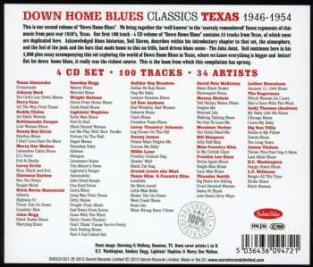 4CD/Box Set Various: Down Home Blues Classics Volume 2 Texas 1946-1954
