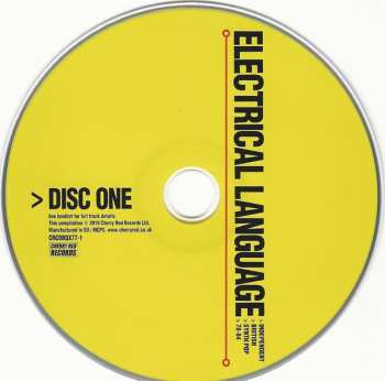 4CD Various: Electrical Language (Independent British Synth Pop 78-84)