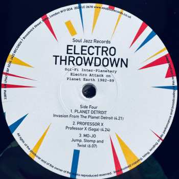 2LP Various: Electro Throwdown (Sci-Fi Inter-Planetary Electro Attack On Planet Earth 1982-89)