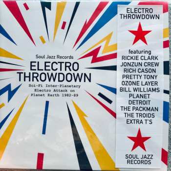 2LP Various: Electro Throwdown (Sci-Fi Inter-Planetary Electro Attack On Planet Earth 1982-89)