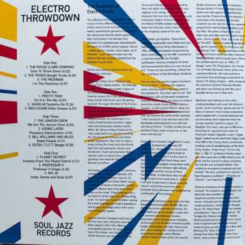 2LP Various: Electro Throwdown (Sci-Fi Inter-Planetary Electro Attack On Planet Earth 1982-89)