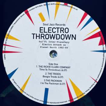 2LP Various: Electro Throwdown (Sci-Fi Inter-Planetary Electro Attack On Planet Earth 1982-89)