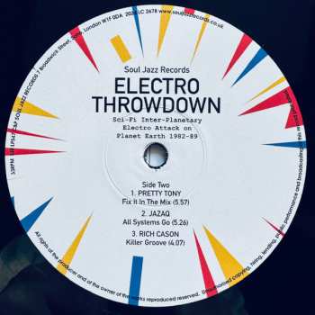 2LP Various: Electro Throwdown (Sci-Fi Inter-Planetary Electro Attack On Planet Earth 1982-89)
