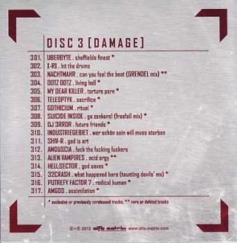 4CD/Box Set Various: Endzeit Bunkertracks [Act VI]