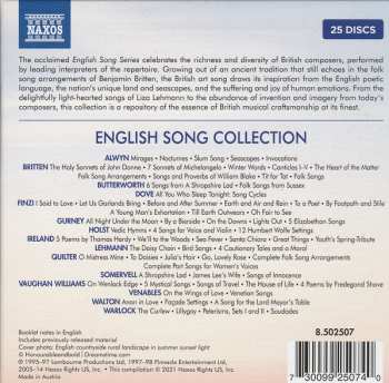 25CD/Box Set Various: English Song Collection