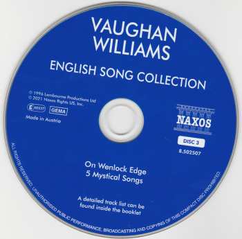 25CD/Box Set Various: English Song Collection