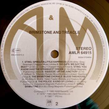 LP Various: Brimstone & Treacle (Original Soundtrack Album)