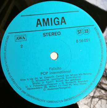 LP Various: Felicita - Pop International