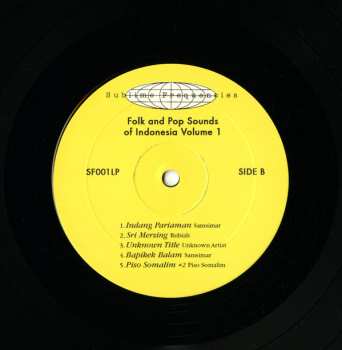 LP Various: Folk And Pop Sounds Of Sumatra Vol 1 LTD