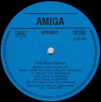 LP Various: Folk Music Festival