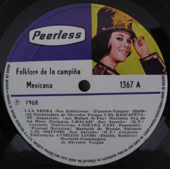 3LP/Box Set Various: Folklore De La Campiña Mexicana