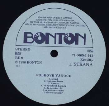 LP Various: Folkové Vánoce