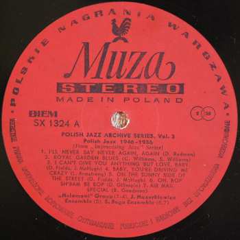 LP Various: From "Improvising Jazz" Series