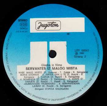 LP Various: Glazba Iz Filma Danijela Marušića - Servantes Iz Maloga Mista