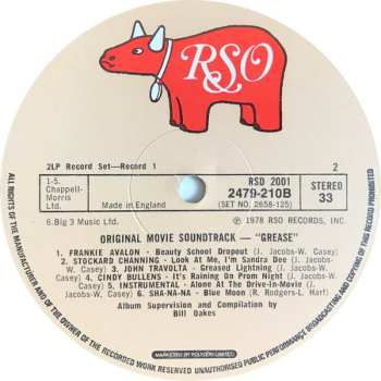 2LP Various: Grease (The Original Soundtrack From The Motion Picture)