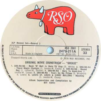 2LP Various: Grease (The Original Soundtrack From The Motion Picture)