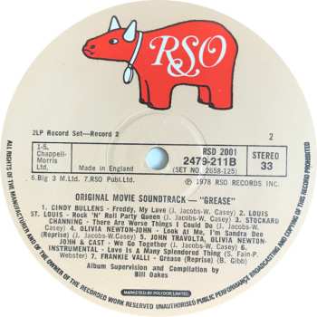 2LP Various: Grease (The Original Soundtrack From The Motion Picture)