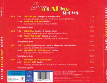 4CD Various: Great Broadway Shows