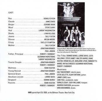 CD Various: Hair - The American Tribal Love-Rock Musical (The Original Broadway Cast Recording)