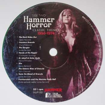 LP Various: Hammer Horror - Classic Themes 1958-1974 Original Soundtrack Recordings  LTD | CLR