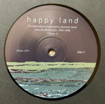 2LP Various: Happy Land (A Compendium Of Alternative Electronic Music From The British Isles 1992-1996) (Volume 2)