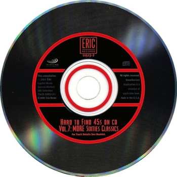 CD Various: Hard To Find 45s On CD, Vol. 7: More Sixties Classics
