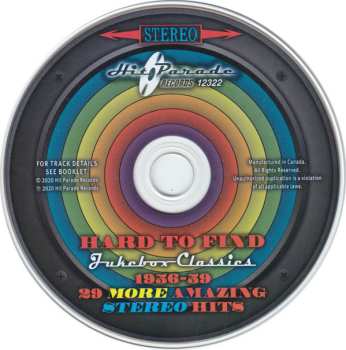 CD Various: Hard To Find Jukebox Classics – 1956-59: 29 More Amazing Stereo Hits	    