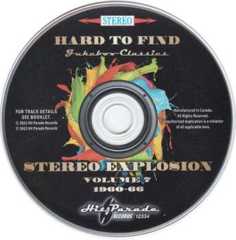 CD Various: Hard To Find Jukebox Classics – Stereo Explosion Volume 7: 1960-66