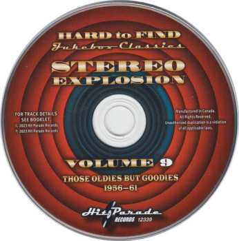 CD Various: Hard To Find Jukebox Classics - Stereo Explosion Volume 9:  Those Oldies But Goodies 1956 - 61